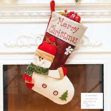 Load image into Gallery viewer, Christmas Stockings Gift Bags Christmas Decorations Large Christmas Stockings Gift Candy Socks Hanging Ornaments