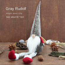 Load image into Gallery viewer, Christmas Decoration Long Leg Rudolf Doll Christmas Children's Gift Hotel Shopping Window Decoration