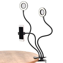 Load image into Gallery viewer, Selfie Ring Light With Long Arm Lazy Mobile Phone Holder Bracket Photography ringlight LED Light For Youtube tik tok Live Stream