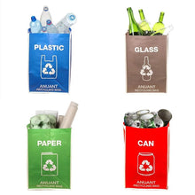 Load image into Gallery viewer, Separate Recycling Waste Bin Bags for Kitchen Office Home Recycle Garbage Trash Sorting Bins Organizer Waterproof
