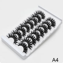 Load image into Gallery viewer, 5/8/10pairs 3D Mink Lashes Natural False Eyelashes Dramatic Volume Fake Lashes Makeup Eyelash Extension Silk Eyelashes