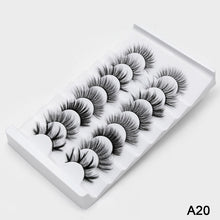 Load image into Gallery viewer, 5/8/10pairs 3D Mink Lashes Natural False Eyelashes Dramatic Volume Fake Lashes Makeup Eyelash Extension Silk Eyelashes