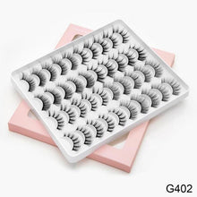 Load image into Gallery viewer, 3D Faux Mink Lashes Natural False Eyelashes Dramatic Fluffy Soft Wispy Volume Cross Reusable Eyelash MaKeup Tools