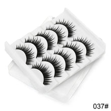 Load image into Gallery viewer, 3D Faux Mink Lashes Natural False Eyelashes Dramatic Fluffy Soft Wispy Volume Cross Reusable Eyelash MaKeup Tools