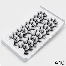 Load image into Gallery viewer, 3D Faux Mink Lashes Natural False Eyelashes Dramatic Fluffy Soft Wispy Volume Cross Reusable Eyelash MaKeup Tools