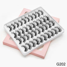 Load image into Gallery viewer, 3D Faux Mink Lashes Natural False Eyelashes Dramatic Fluffy Soft Wispy Volume Cross Reusable Eyelash MaKeup Tools