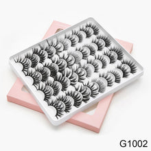 Load image into Gallery viewer, 3D Faux Mink Lashes Natural False Eyelashes Dramatic Fluffy Soft Wispy Volume Cross Reusable Eyelash MaKeup Tools