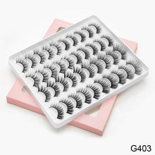 Load image into Gallery viewer, 3D Faux Mink Lashes Natural False Eyelashes Dramatic Fluffy Soft Wispy Volume Cross Reusable Eyelash MaKeup Tools