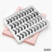 Load image into Gallery viewer, 3D Faux Mink Lashes Natural False Eyelashes Dramatic Fluffy Soft Wispy Volume Cross Reusable Eyelash MaKeup Tools