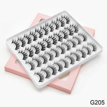 Load image into Gallery viewer, 3D Faux Mink Lashes Natural False Eyelashes Dramatic Fluffy Soft Wispy Volume Cross Reusable Eyelash MaKeup Tools