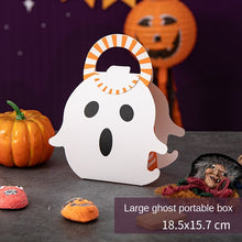 Load image into Gallery viewer, 10PCs Halloween Pumpkin Lamp Candy Packaging Box Decorative Gift Children Dress up Toys Handmade DIY Gift Box