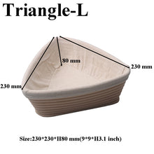 Load image into Gallery viewer, Various Shapes Fermentation Rattan Basket Country Bread Baguette Dough Proofing Proving Baskets