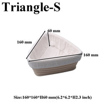 Load image into Gallery viewer, Various Shapes Fermentation Rattan Basket Country Bread Baguette Dough Proofing Proving Baskets