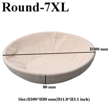 Load image into Gallery viewer, Various Shapes Fermentation Rattan Basket Country Bread Baguette Dough Proofing Proving Baskets