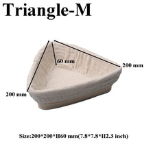 Load image into Gallery viewer, Various Shapes Fermentation Rattan Basket Country Bread Baguette Dough Proofing Proving Baskets