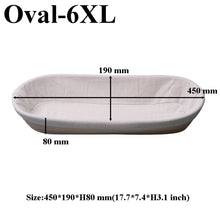 Load image into Gallery viewer, Various Shapes Fermentation Rattan Basket Country Bread Baguette Dough Proofing Proving Baskets