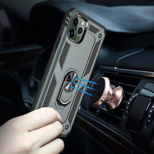 Load image into Gallery viewer, Shockproof Armor Case For iPhone 12 11 Pro XS Max X XR Car Holder Phone Case For iPhone 7 8 6 6s Plus SE 12 Mini 2020 Cover