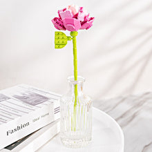 Load image into Gallery viewer, Simulation Building Blocks Flower Tulip Rose Sunflower Potted Bouquet Mini Flower Block DIY Children's Assembled Toy Girl Gift