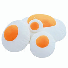Load image into Gallery viewer, Simulation Fried Egg Plush Toys 40cm Cute Poached Egg Pillow With Blanket Food Plush Doll Soft Nap Pillow Funny Gifts For Kids