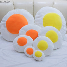 Load image into Gallery viewer, Simulation Fried Egg Plush Toys 40cm Cute Poached Egg Pillow With Blanket Food Plush Doll Soft Nap Pillow Funny Gifts For Kids