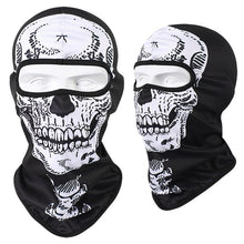 Load image into Gallery viewer, Skull Print Bandana Balaclava Full Face Cover Elastic Outdoor Fishing Hunting Hiking Cycling Neck Gaiter Head Warmer Face Shield
