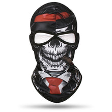 Load image into Gallery viewer, Skull Printed Bandana Breathable Outdoor Cool Sunscreen Balaclava Windproof Lycra Motorcycle Face Mask Cycling Bicycle Headgear