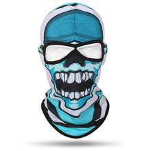 Load image into Gallery viewer, Skull Printed Bandana Breathable Outdoor Cool Sunscreen Balaclava Windproof Lycra Motorcycle Face Mask Cycling Bicycle Headgear