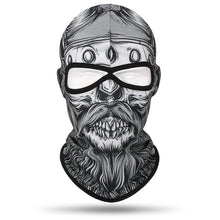 Load image into Gallery viewer, Skull Printed Bandana Breathable Outdoor Cool Sunscreen Balaclava Windproof Lycra Motorcycle Face Mask Cycling Bicycle Headgear