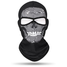 Load image into Gallery viewer, Skull Printed Bandana Breathable Outdoor Cool Sunscreen Balaclava Windproof Lycra Motorcycle Face Mask Cycling Bicycle Headgear