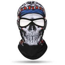 Load image into Gallery viewer, Skull Printed Bandana Breathable Outdoor Cool Sunscreen Balaclava Windproof Lycra Motorcycle Face Mask Cycling Bicycle Headgear