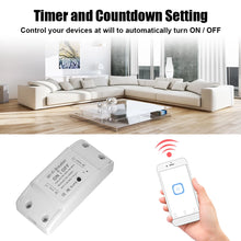 Load image into Gallery viewer, Smart Light Switch DIY WiFi Breaker Works With Alexa Google Home Universal Timer Life APP Wireless Remote Control Fan Switch