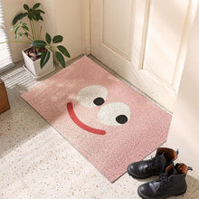 Load image into Gallery viewer, Smile front door carpet Outdoor carpet Welcome doormat entrance hallway carpet carpet rectangular printed non-slip PVC carpet