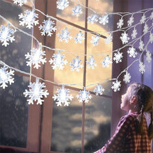 Load image into Gallery viewer, Snowflake LED Light Christmas Decor For Home Hanging Garland Christmas Ornaments Xmas Tree Decor Noel Navidad