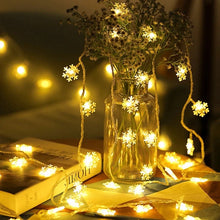 Load image into Gallery viewer, Snowflake LED Light Christmas Decor For Home Hanging Garland Christmas Ornaments Xmas Tree Decor Noel Navidad