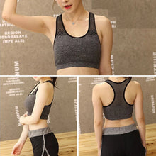 Load image into Gallery viewer, Yoga Bra Wireless Push Up Sports Bra Top Shockproof Fitness Gym Bra for Women