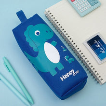Load image into Gallery viewer, Pencil Case Candy Color Large Capacity Double Zipper Fabric Pen Box