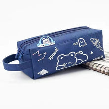 Load image into Gallery viewer, Pencil Case Candy Color Large Capacity Double Zipper Fabric Pen Box