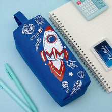 Load image into Gallery viewer, Pencil Case Candy Color Large Capacity Double Zipper Fabric Pen Box