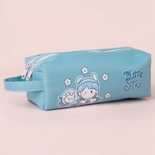 Load image into Gallery viewer, Pencil Case Candy Color Large Capacity Double Zipper Fabric Pen Box