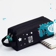 Load image into Gallery viewer, Pencil Case Candy Color Large Capacity Double Zipper Fabric Pen Box