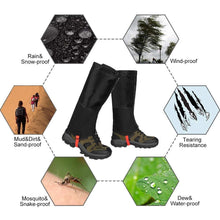 Load image into Gallery viewer, Snow Leg Gaiters Hiking Waterproof Tourist Legging Shoes Warmer rackets Outdoor Camping Trekking Skiing Hunting Snake Shoe Cover