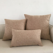 Load image into Gallery viewer, Solid Sofa Cushion Cover 30x50/40x40/45x45/40x60/50x50/55x55/60x60cm Decorative Throw Pillow Case For Car Seat Chair