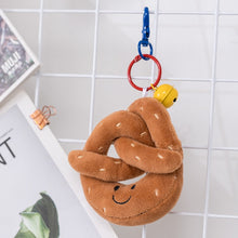 Load image into Gallery viewer, Soft Cartoon Figure Pretzel Crossant Toast Bread Doll Plush Food Toy Stuffed Baguette Poach Egg Decor Doll For Girl Kid Birthday