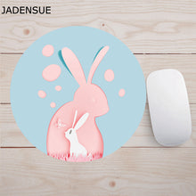 Load image into Gallery viewer, 20*20cm Soft Laptop Mouse Mat Cartoon Anime Planets Cute Mouse Mat Kawaii Desk Mats Anti-slip Circular Games Office Supplies Deskpad
