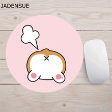 Load image into Gallery viewer, 20*20cm Soft Laptop Mouse Mat Cartoon Anime Planets Cute Mouse Mat Kawaii Desk Mats Anti-slip Circular Games Office Supplies Deskpad