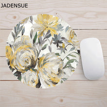 Load image into Gallery viewer, 20*20cm Soft Laptop Mouse Mat Cartoon Anime Planets Cute Mouse Mat Kawaii Desk Mats Anti-slip Circular Games Office Supplies Deskpad