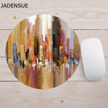 Load image into Gallery viewer, 20*20cm Soft Laptop Mouse Mat Cartoon Anime Planets Cute Mouse Mat Kawaii Desk Mats Anti-slip Circular Games Office Supplies Deskpad