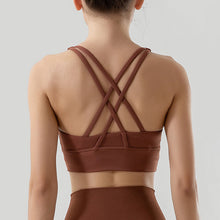Load image into Gallery viewer, Yoga Sports Bra For Women Nylon Top Breathable Underwear