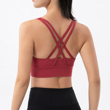Load image into Gallery viewer, Yoga Sports Bra For Women Nylon Top Breathable Underwear