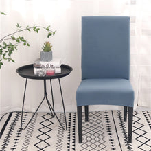 Load image into Gallery viewer, Solid Color Spandex Chair Covers Stretch Dining Room Seat Cover Elastic Chair Protective Case for Restaurant Wedding Banquet